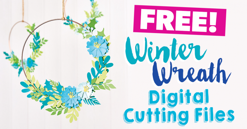 Download Free Winter Wreath Svg Cutting Files Paper Craft Download