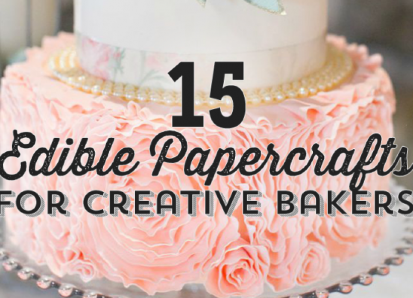 How to use Wafer Paper / Rice Paper to make Cake Decorations - 3D