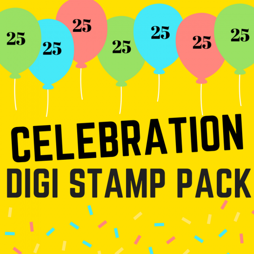 Celebration digi stamps