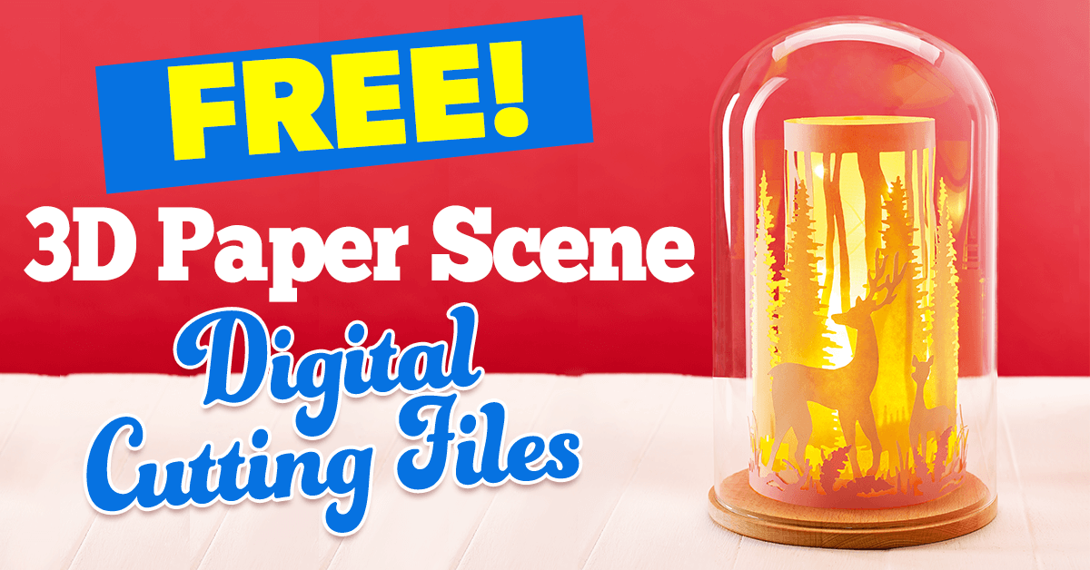 Download Free 3d Paper Scene Svg Cutting Files Paper Craft Download SVG, PNG, EPS, DXF File