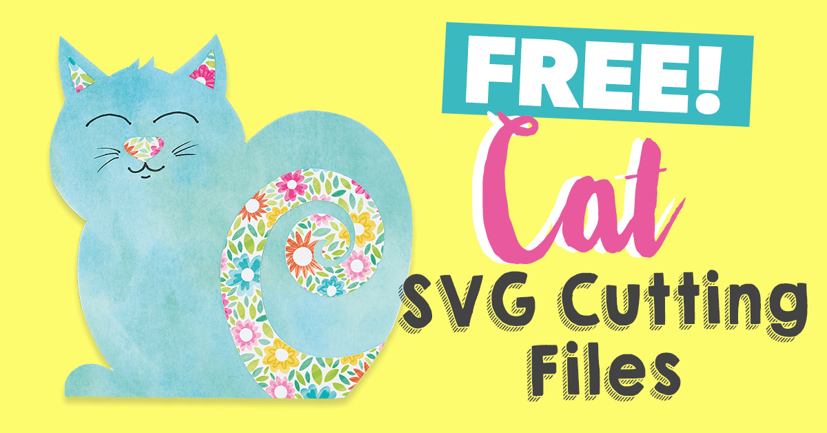 Download FREE Cat SVG Cutting Files paper craft download