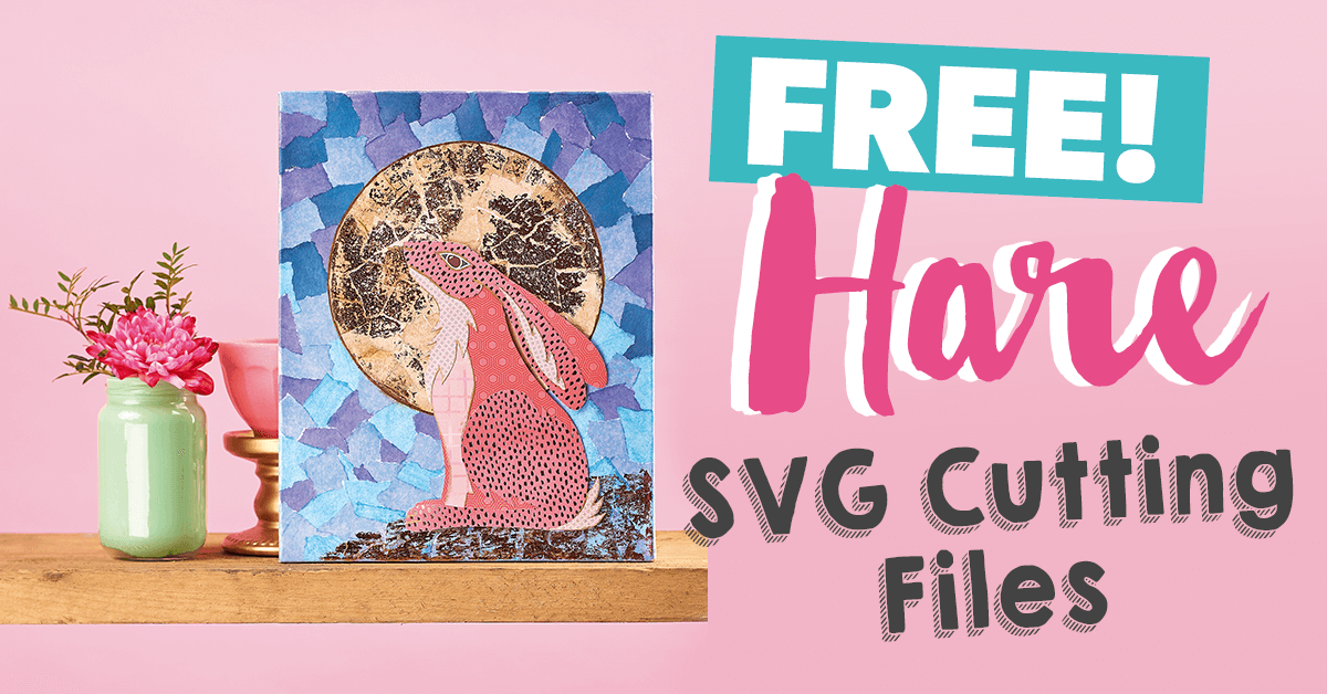 FREE Hare SVG Cutting Files paper craft download