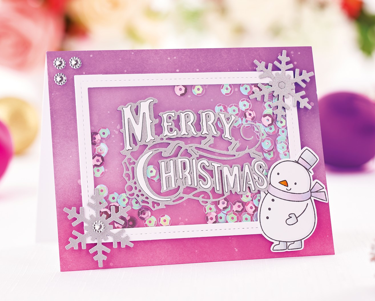 Diecut Christmas Cards PaperCrafter project