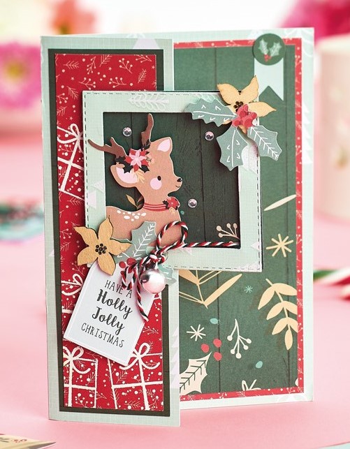 Peppermint Kisses Aperture Card PaperCrafter project